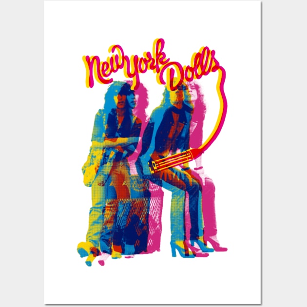 New York Dolls Wall Art by HAPPY TRIP PRESS